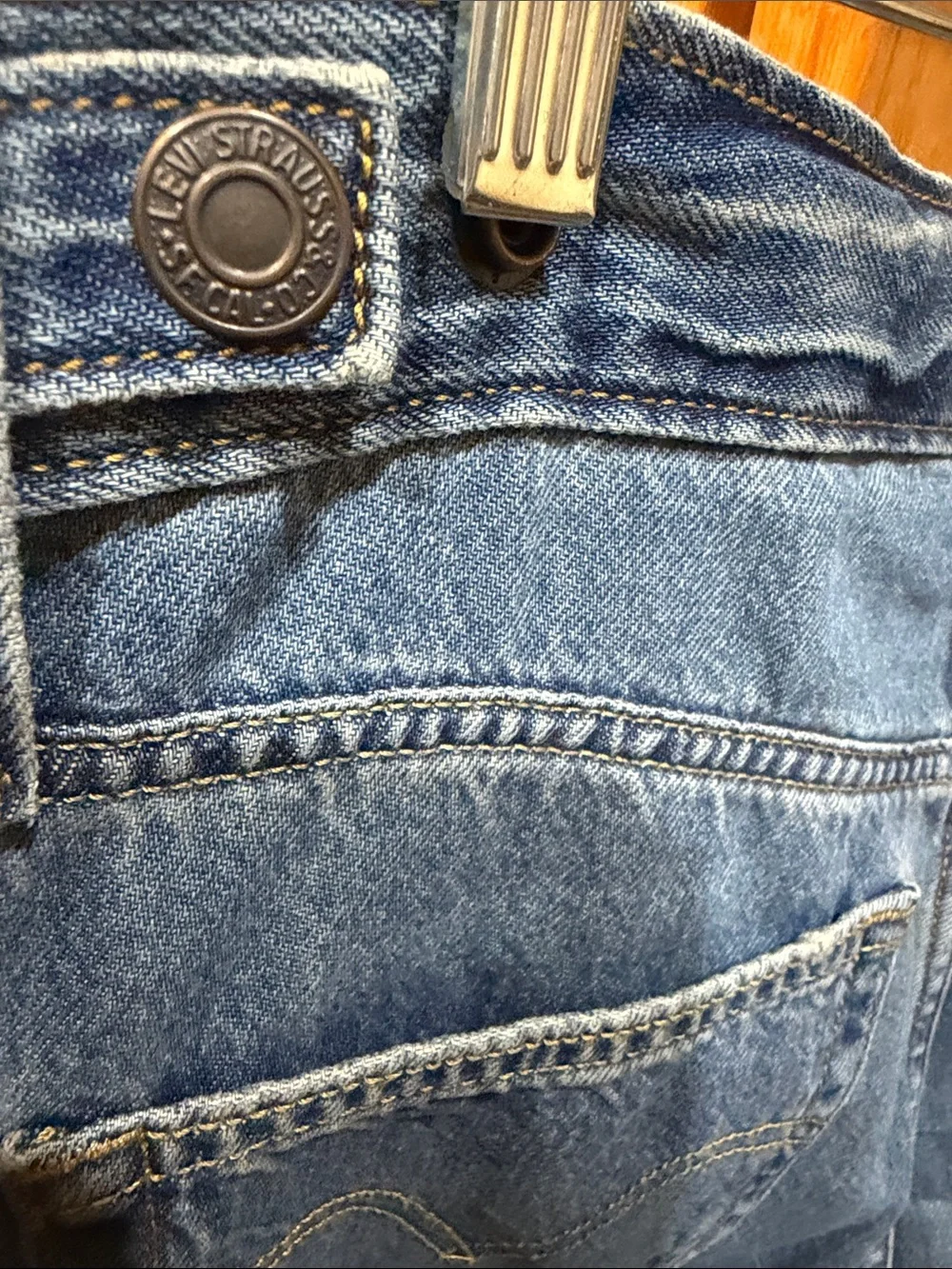 Levi's Faded Blue Wide-Leg jeans - Picture 7 of 8